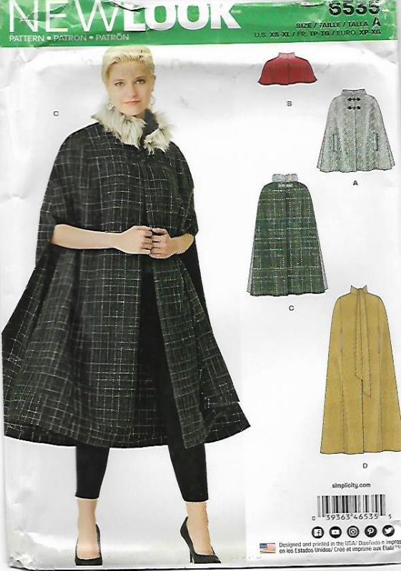 Picture of B121 NEW LOOK 6535: COAT & JACKET SIZE 6-24