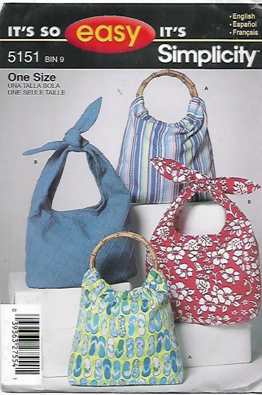 Picture of 121 SIMPLICITY 5151: BAGS ONE SIZE 