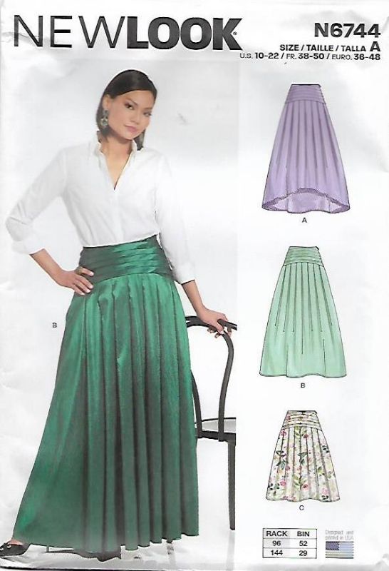 Picture of B28 NEW LOOK N6744: SKIRT SIZE 10-22