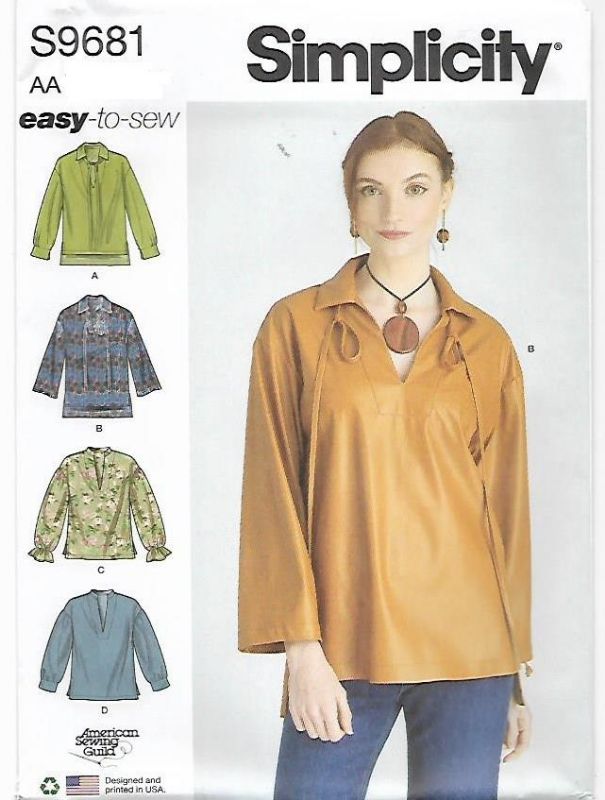 Picture of B299 SIMPLICITY S9681: EASY 2 SEW TOP SIZE 10-18