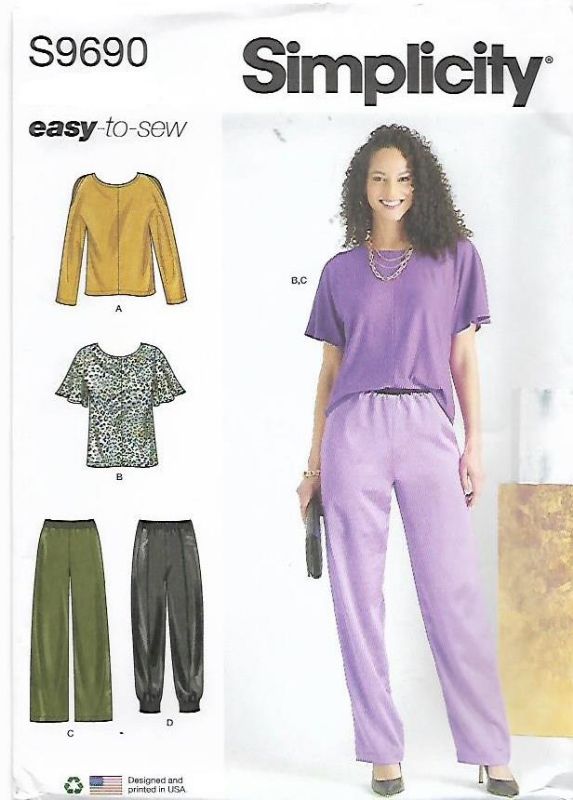 Picture of B310 SIMPLICITY S9690: TOPS & PANTS SIZE 18-26
