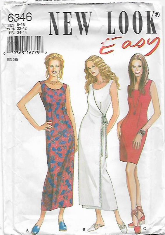 Picture of A15 NEW LOOK 6346: DRESS SIZE 6-16