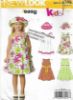 Picture of C328 NEW LOOK 6693: GIRL'S DRESS & HAT SIZE 3-8