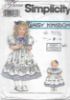 Picture of C208 SIMPLICITY 9596: GIRLS DRESS & DOLLS DRESS (18") SIZE 7-14 