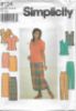 Picture of C225 SIMPLICITY 8124: SKIRTS, BLOUSE, & PANTS SIZE 14-18