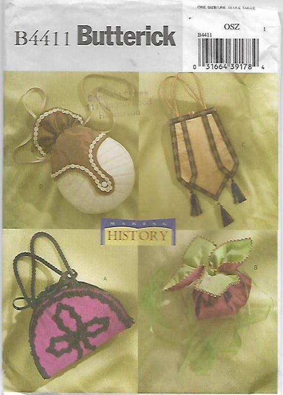 Picture of A31 BUTTERICK B4411: VINTAGE HANDBAGS 