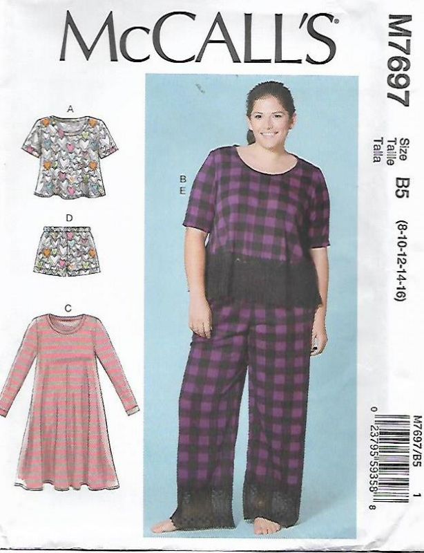 Picture of C297 McCALL'S M7697: TOP, SHORTS, PANTS & DRESS SIZE 8-16