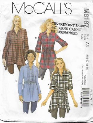 Picture of C166 McCALL'S M6167: SHIRT SIZE 6-14