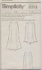 Picture of C345 SIMPLICITY 2312: SKIRT SIZE 8-18