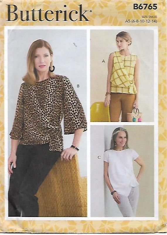 Picture of C145 BUTTERICK B6765: TOPS SIZE 6-14
