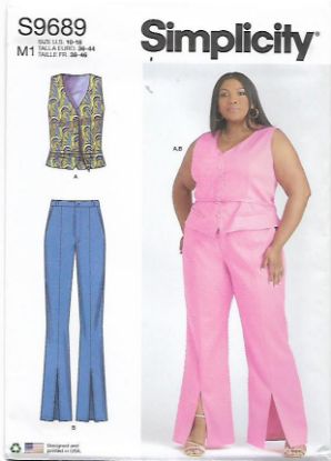 Picture of B300 SIMPLICITY S9689: VEST & PANTS SIZE 10-18