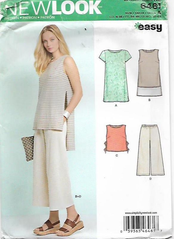 Picture of 23 NEW LOOK 6461: DRESS, TOP & PANTS SIZE 6-18
