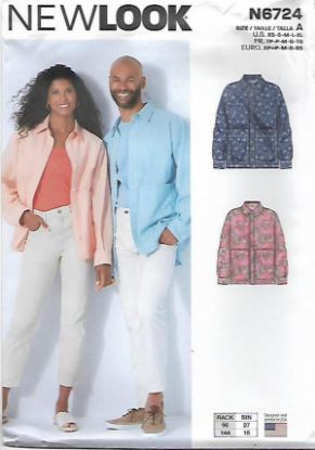 Picture of 102 NEW LOOK N6724: JACKET SIZE XS-XL 