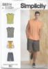 Picture of B141 SIMPLICITY S9314: MEN'S TOPS & SHORTS SIZE XS-XL