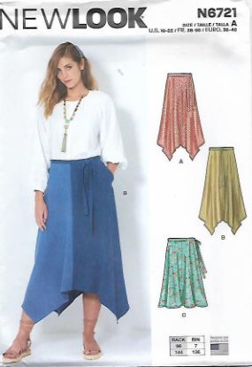 Picture of 81 NEW LOOK N6721: SKIRTS SIZE 10-22