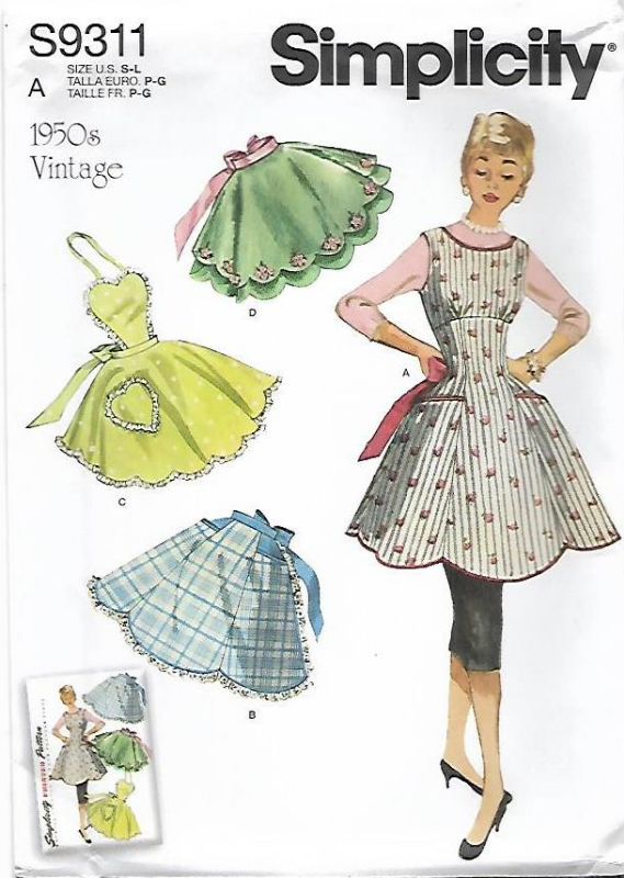 Picture of 35 SIMPLICITY S9311:RETRO  APRON SIZE 10-20