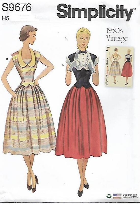 Picture of 125 SIMPLICITY S9676: VINTAGE TOP & SKIRT SIZE 6-14