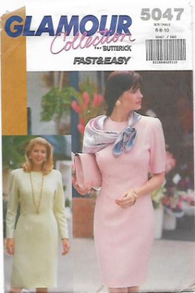 Picture of W28 BUTTERICK 5047: DRESS SIZE 6-10