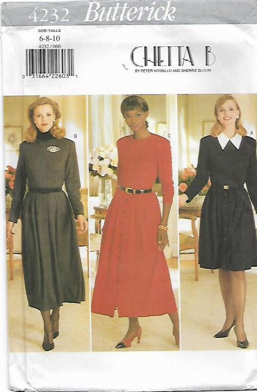 Picture of W8 BUTTERICK 4232: RETRO DRESS SIZE 6-10