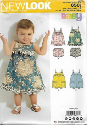 Picture of B22 NEW LOOK 6501: DRESS, OVERALLS & PANTS SIZE NB-L