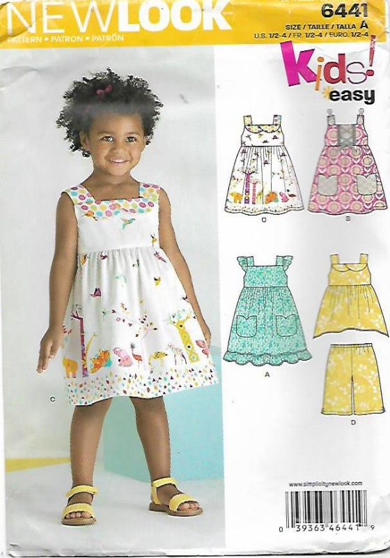 Picture of B250 NEW LOOK 6441: GIRL'S DRESS & PANTS SIZE 6M-4