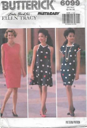 Picture of A28 BUTTERICK 6099: DRESS SIZE 12-16