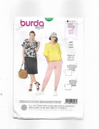 Picture of B231 BURDA 6243: TOPS SIZE 8-18