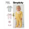 Picture of 8 SIMPLICITY S9283: INFANTS KNITED GOWN & JUMPSUIT SIZE 3M-24M