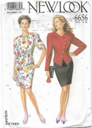 Picture of A22 NEW LOOK 6656: JACKET & SKIRT SIZE 8-18