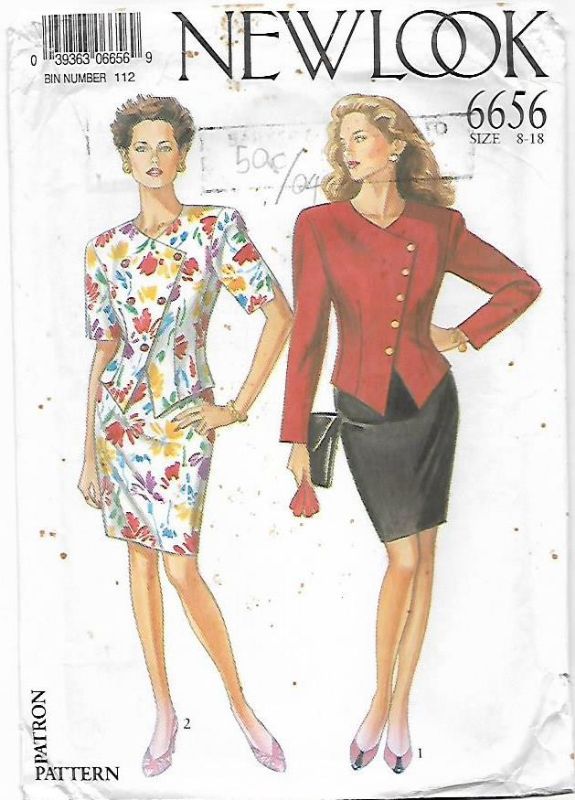 Picture of A22 NEW LOOK 6656: JACKET & SKIRT SIZE 8-18