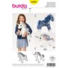 Picture of B271 BURDA 6495: HORSE & UNICORN SIZE 12"or 30cm