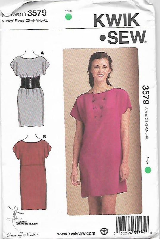 Picture of C179 KWIK*SEW 3579: DRESS SIZE XS-XL