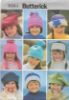 Picture of A116 BUTTERICK 3684: CHILD'S HATS SIZE S-L